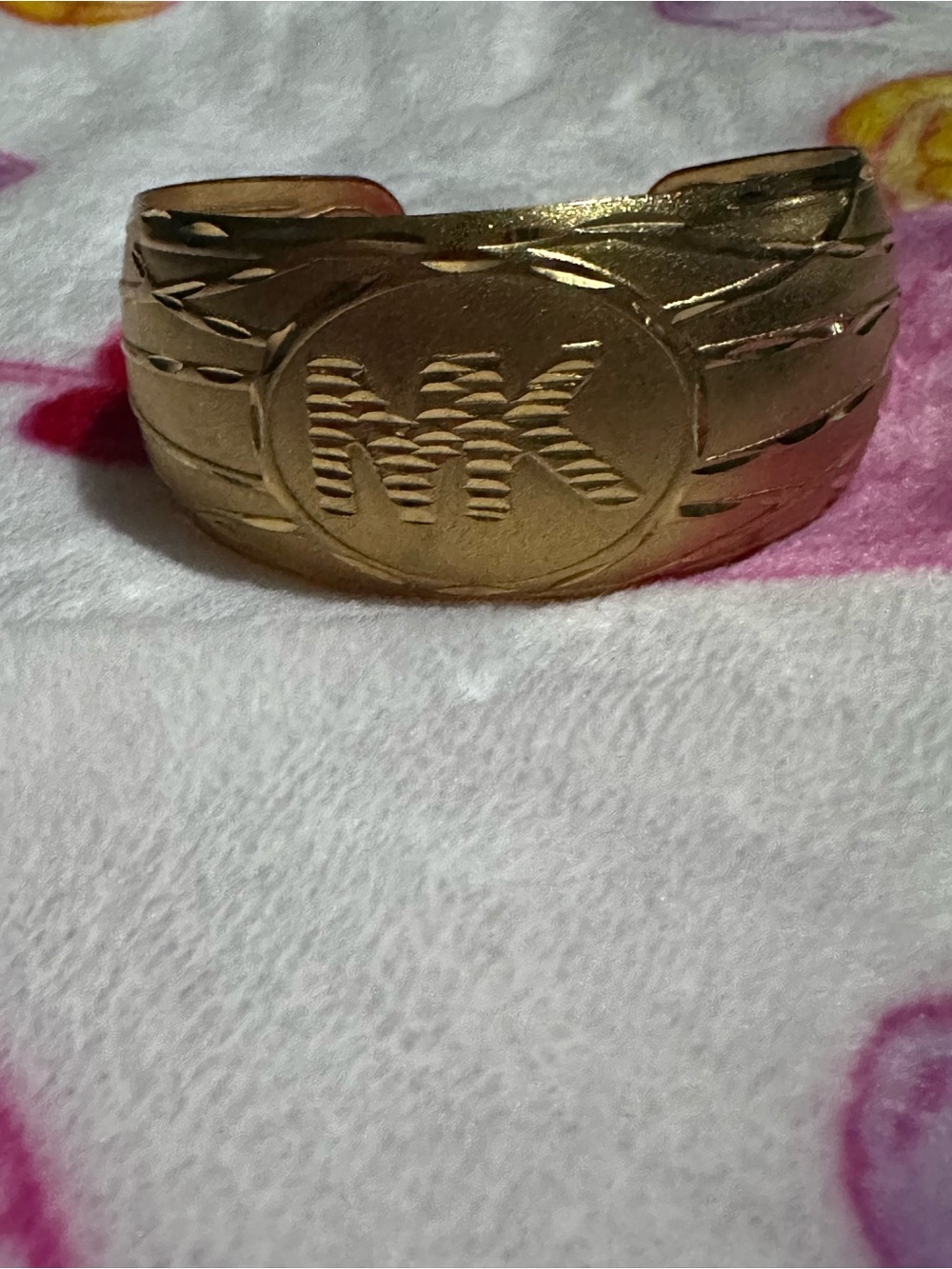Michael Kors gold cuff bracelet!